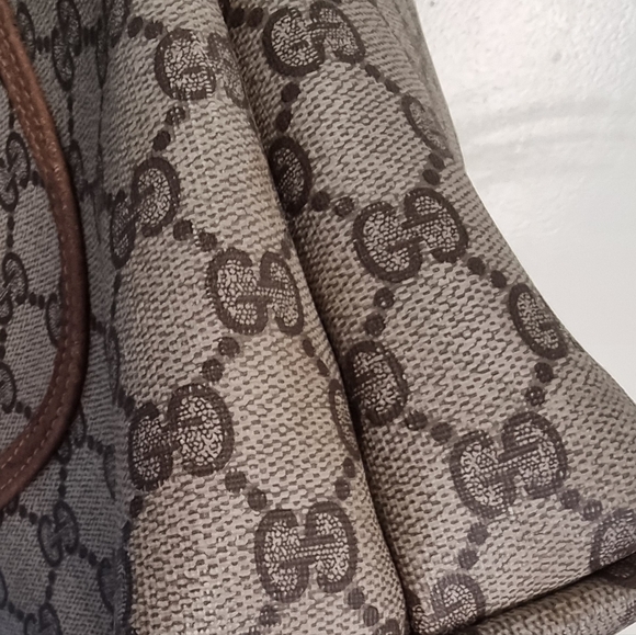 GUCCI WEB TOTE (MINOR HANDLE FRAY & CORNER ABRASION) - Picture 2 of 16